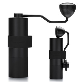 Normcore Manual Coffee Grinder V2-38mm Titanium Contemporary Conical Burr - Hand Grinder - Adjustable Settings - For Espresso, Aeropress, Pour over, French Press