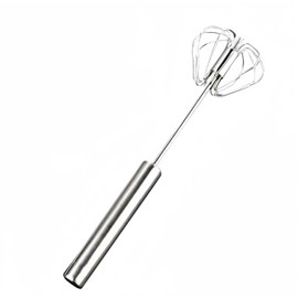 Egg beater, Hand Whisk, Stainless Steel Hand Push Egg Whisk， Hand Blender Mixer for Home Kitchen Tool beater, Cream Whisk and Whisking(1, Click to select 10)