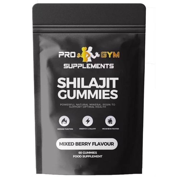 Pro Gym Supplements Shilajit Gummies 60 Gummies Mixed Berry Flavour