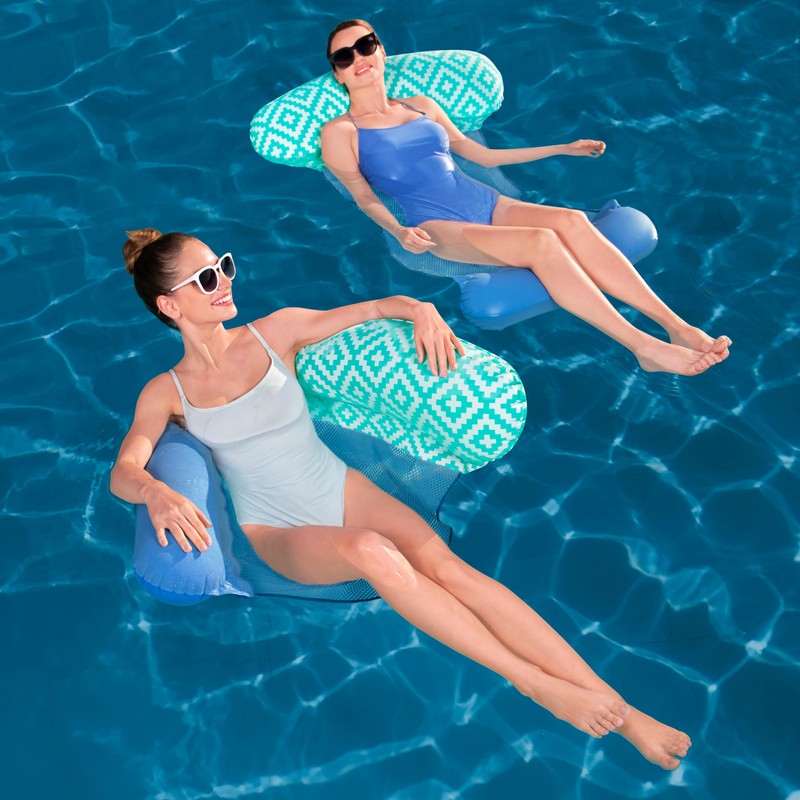 Bestway Comfort Plush Pool Hammock 145 x 87 cm, Blue