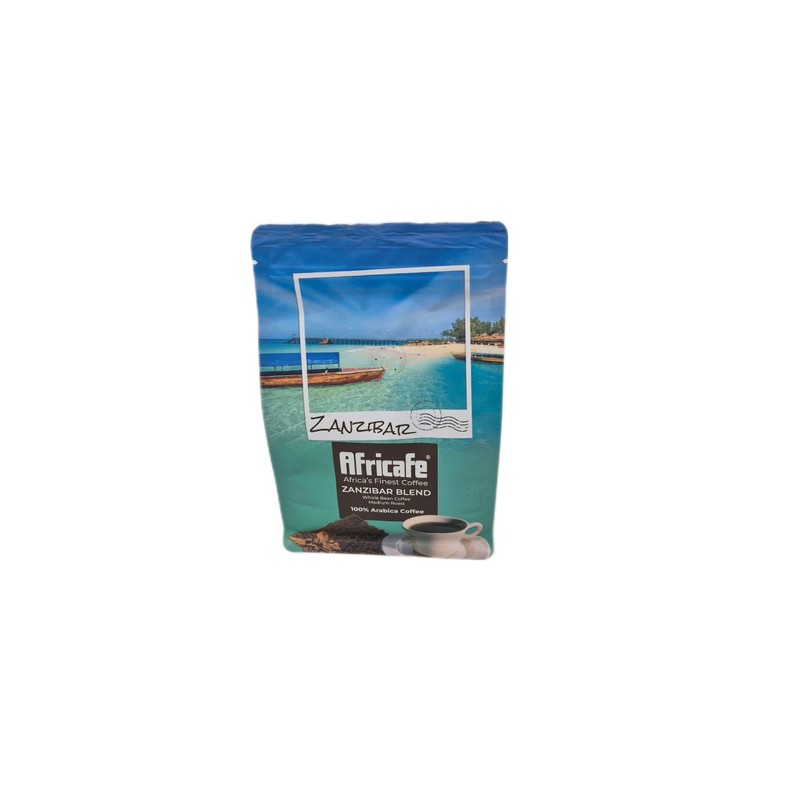 Africafe africa's finest coffee Zanzibar blend whole coffee beans medium