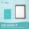 IKITCHEN Stainless Steel Cat Litter Box, Large Metal Litter Pan