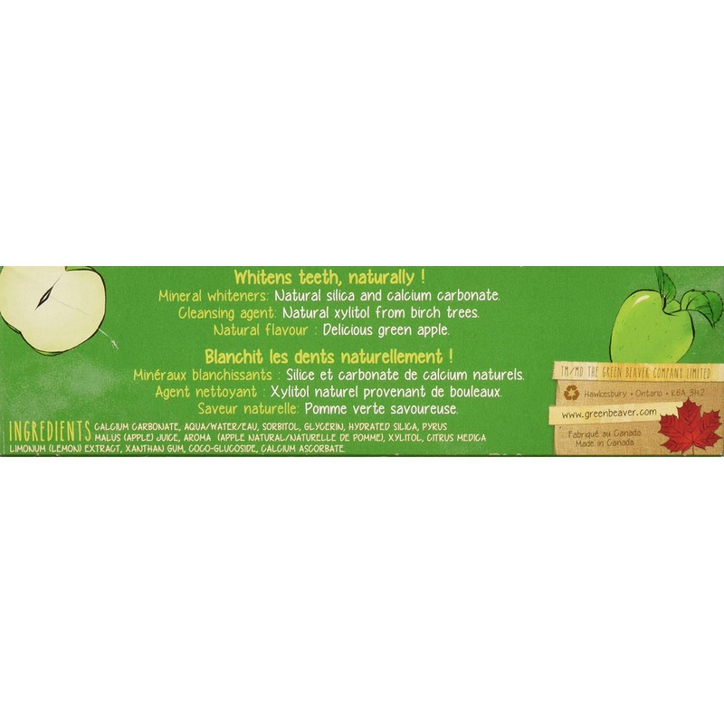 GREEN BEAVER,THE Tooth Paste, Green Apple