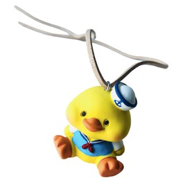 Funny Anime Hanging Car Rear View Mirror Hanging Accessories Swinging Duck Car Ornament Car Rearview Decorations Accessories interior for Men Women Truck Cars Christmas Pendant Car Charm