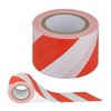 Relaxdays Barrier Tape, Tear-Resistant, Warning Tape Roll for Construction Site