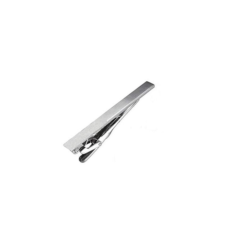 ASTRQLE Men Stainless Steel Formal Simple Necktie Tie Bar Clasp