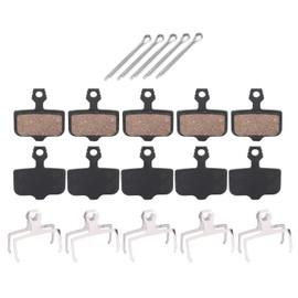 VGEBY Pastillas de Freno de Disco, 5 Pares 30MM Pastillas de Freno de Disco de Bicicleta de montaña Pastillas de Freno electromóvil de Resina Semi-metálica Suministros Para Bicicletas Y De Repuesto