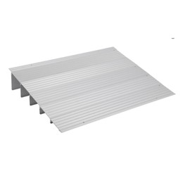 Threshold Ramps for Doorways 5" Rise, Aluminum Door Threshold Ramp Adjustable Threshold Ramp for Wheelchairs,700 LB