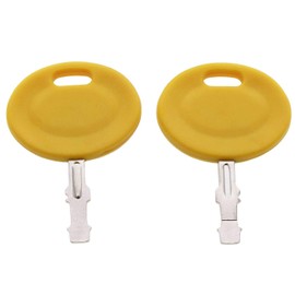 HASMX 2 Pack 925-1745A Lawn Mower Ignition Keys for Bolens Brute Columbia Craftsman Huskee MTD Murray Mastercut Ranch King Troy-Bilt White Outdoor Yard Machines and Yard-Man Models