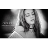 Velvy c233 Original Star Cross Black Simple Choker Women's Necklace,