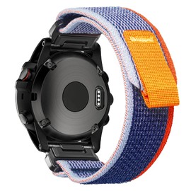 torbollo 22MM Compatible with Garmin Watch Band for Fēnix 7/7 Pro/Solar/Fenix 6/Pro/Solar/Sapphire/Fenix 5/ Plus/Forerunner 945/Instinct 2 etc., Durable Replacement Sport Watch Strap for Men