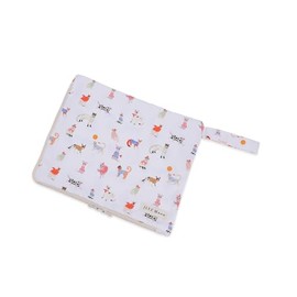 JLYZ Moon Waterproof Travel Packing Organizer, Luggage Organizer Bag with Zipper, Soft and Lightweight, Medium Size, Fit for Daily and Travel Storage(Medium, Cat-Paradise)