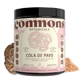 COMMONS Hongos Adaptógenos Hongo Cola de Pavo Extracto en Polvo                                                                                       