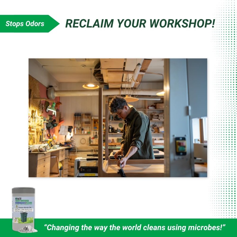 ACT Trash Deodorizer and Cleaner | Eliminates Odors Controls Garbage