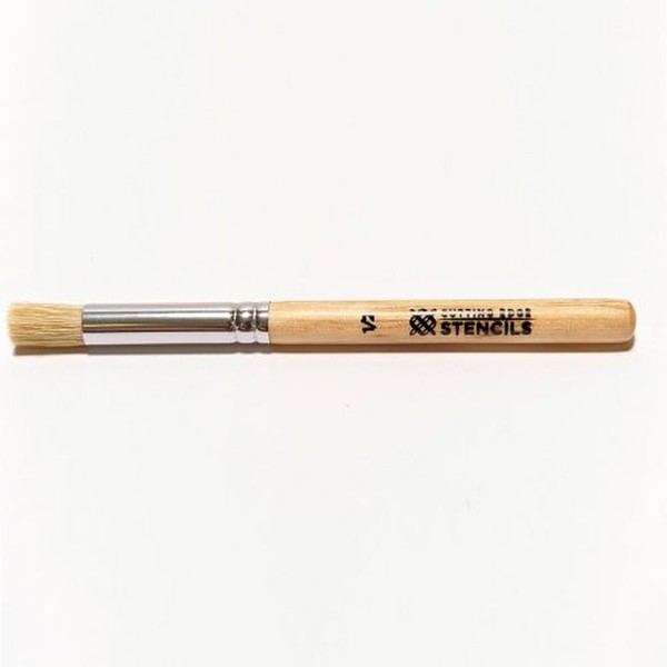 1/2" Professional Stencil Brush - Natural Bristle