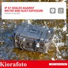 Kiorafoto Toploader Storage Box，IP67 Waterproof Hard Case for 100+ 3"x