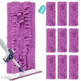 LISHINE 10 Count Replacement Pad Refills for Swiffer Power Mop, Reusable Power Mop Pads Refills for PowerMop, Multi-Surface Mopping Pad Refills for Floor Cleaning