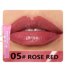 Brillos Labiales con Llavero, Gloss Hidratante Efecto Espejo | Bálsamo Labial Voluminizador de Gelatina, Nutritivo de Larga Duración, No Pegajoso, Cui