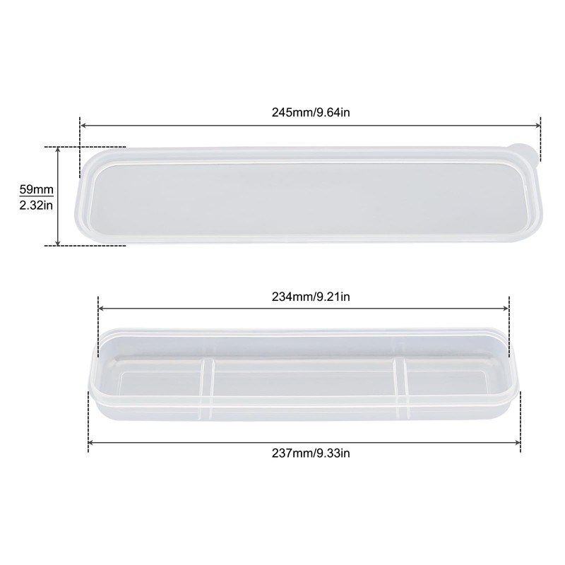 OriGlam Portable Flatware Box Travel Tableware Storage Case, Simple Tableware