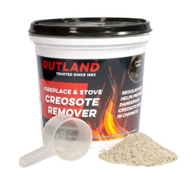 Rutland Creosote Remover, Fireplace, Wood Stove & Chimney Cleaner, 2 lb Tub