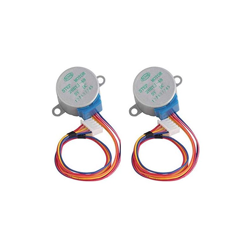 Titri Double 2 PCS 28BYJ-48 Stepper Motor 5V DC…