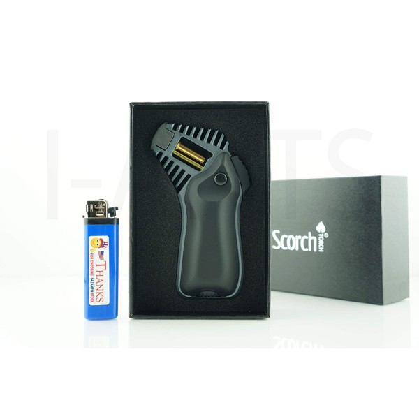 2 Items Scorch X-SERIES Refillable Adjustable Flame Jet Torch Lighter With Gift Box And The Patriot Lighter