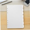 GRIRIW 21pcs Removable Index Dividers Detachable Tabs for Notebooks Journals