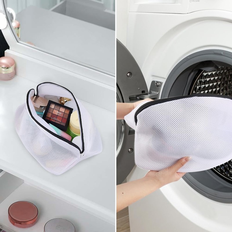 Vivifying Shoes Washing Bags, Set of 2 Mesh Shoes Laundry