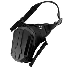 QWORK® Leg Bag Waterproof Drop Leg Bag, Wear-Resistant Thigh Bag for Men and Women, Waist Bag, Thigh Bag for Motorcycle & Outdoor Sports, Hip Bag for Cycling & Hiking