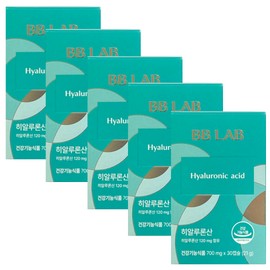 BB Lab Hyaluronic Acid 700mg x 30 capsules x 5 boxes, 5 months supply / 비비랩 히알루론산 700mg x 30캡슐 x 5박스 5개월분