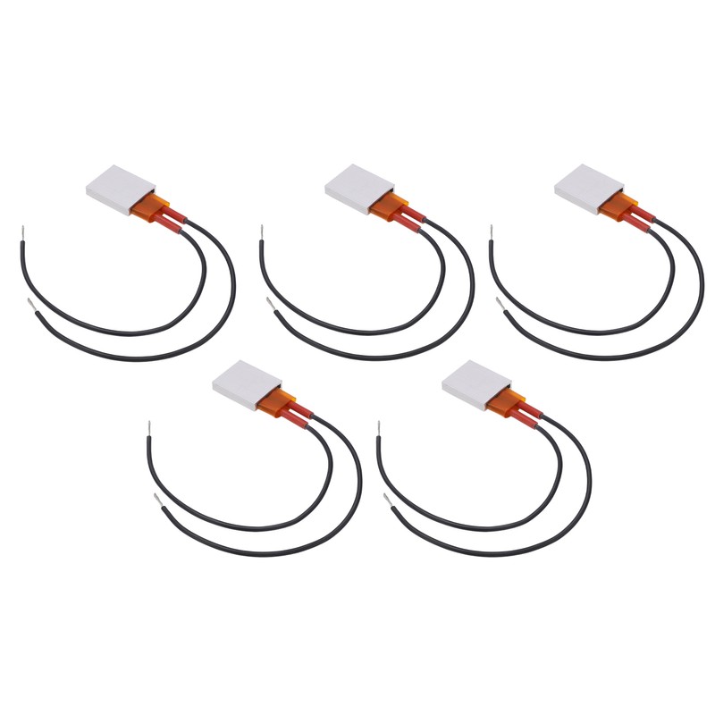 5Pcs PTC Heating Element Aluminum Shell Continuous Heat Output Automatic