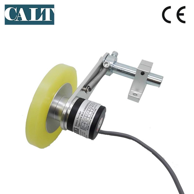 CALT GHW38 300mm Roller Rubber Wheel Length Position Meter Measuring