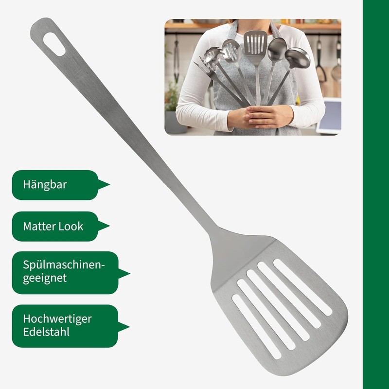 Chefkoch trifft Fackelmann Slotted Turner - Perfect for Turning Food,