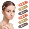 Small Flat Hair Clips for Women Lay Down Clips for