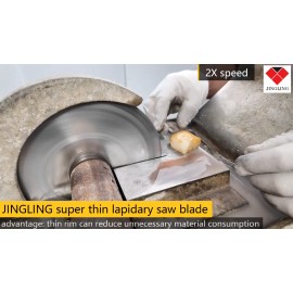 10Pcs 4.5" 110mm Super-Thin Diamond Lapidary Saw Blade Cutting Trim 5/8" Arbor