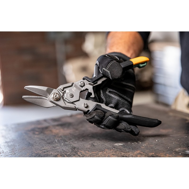 ToughBuilt - Right Cut Aviation Snips - One Handed Lock