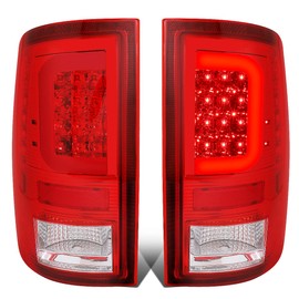 DNA MOTORING TL-DRAM09-LED-3D-RD-G2 LED 3D Tail Light Assembly Driver & Passenger Side [Compatible with 09-17 Dodge Ram 1500 2500 3500]