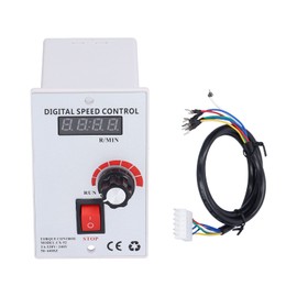 AC Motor Speed Controller PWM Regulator with Power Indicator UX-52 Digital 400W 220-230V for Industrial Applications