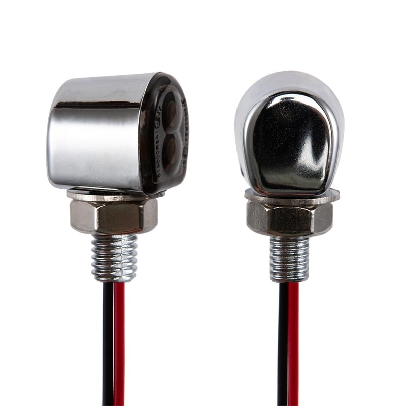Mini LED Motorcycle Indicator Light Amber Side E24 Marker Lamp