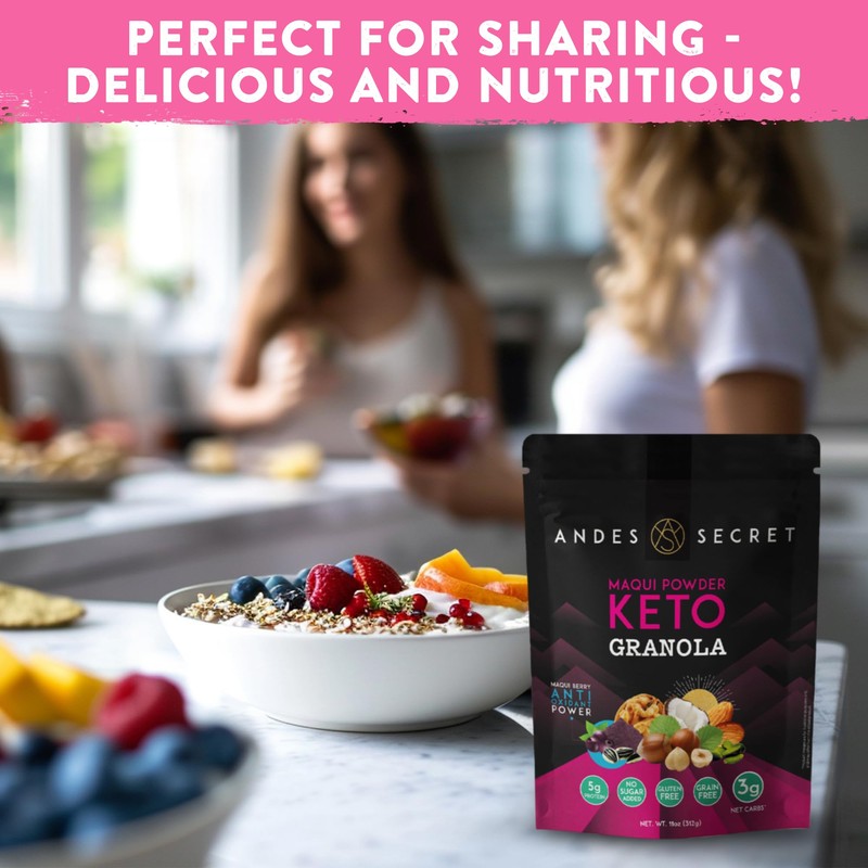 Andes Secret Maqui Powder Granola - Almonds, Walnuts & Hazelnuts