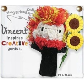 Kamibashi Vincent van Gogh Original String Doll Gang Keychain Clip