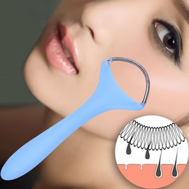 Facial Hair Remover - Washable Spring Epilator for Chin,Gentle Lightweight Face Hair Remover for Body Eyebrow Arm