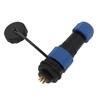 2Pcs SD16 IP68 Waterproof Aviation Connector SD16 Female Plug Male
