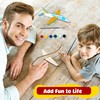 Feradny 24 Pack Wooden Airplane Toys DIY Paint Aircraft Wood