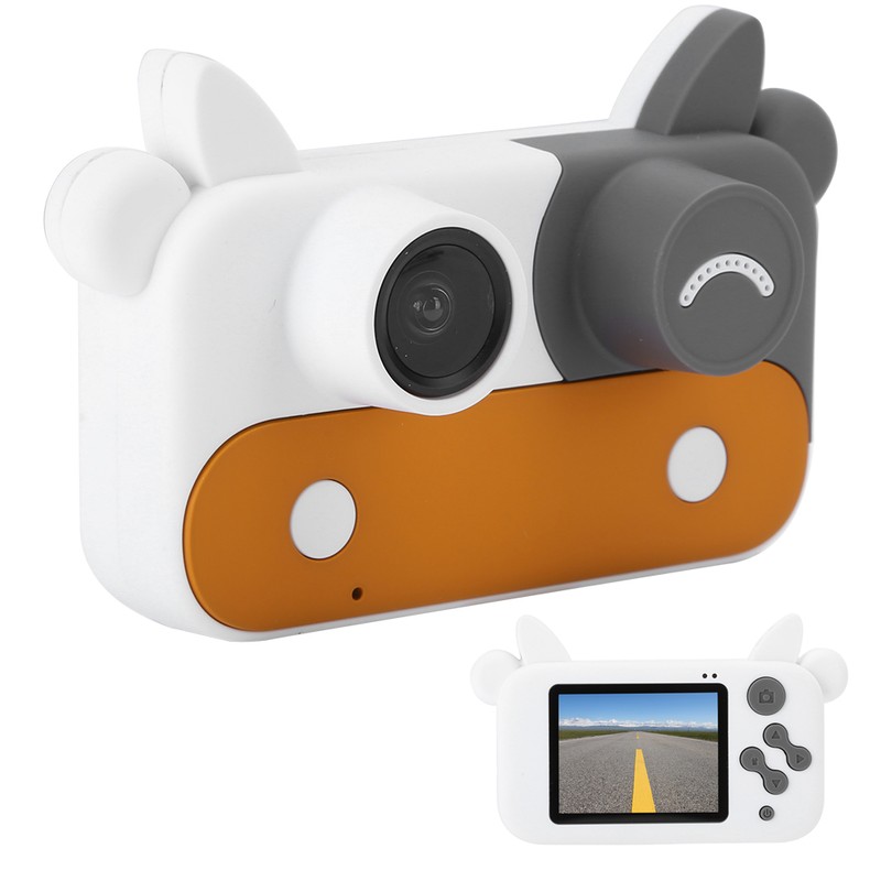 TLXKC103 Cow High Definition Children's Toy Camera Orange Birthday Gifts