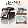 Extra Large Stainless Steel Litter Box with Lid, High Sided
