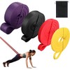 Bandas de Resistencia -4Pack Bandas elásticas, Loop Bands, Bandas de Ejercicio, Correas de Asistencia para Pull ups, Bandas Elásticas para Ejercicio en Casa o Gimnasio