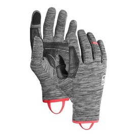 ORTOVOX Fleece Light Glove, Women, Black Steel Blend, M, Black steel mix, M