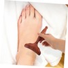 Mikinona 2pcs Wooden Gua Sha Facial Tools Portable Handheld Massage