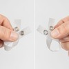 24 Pack 150 x 12 mm Loops in Grey with